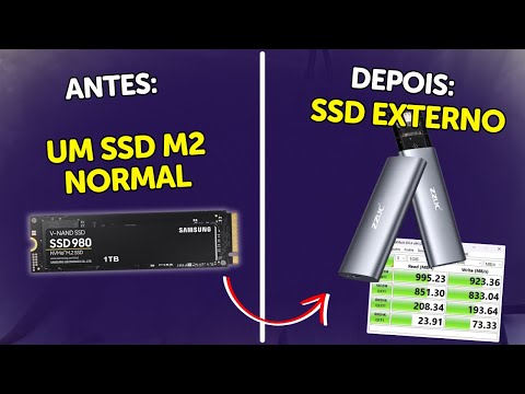 Como Transformar um SSD NVME em um "HD" EXTERNO SUPER RÁPIDO (SSD NVME EXTERNO)