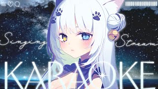 【歌枠 Karaoke】高評価30目標！ゆるりと夏っぽい曲でも歌おうかな？【#Vtuber】