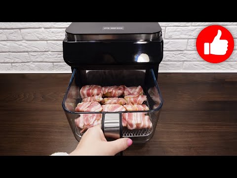 Как вкусно приготовить картошку. Просто и Быстро картошка в беконе в аэрогриле Red G500!