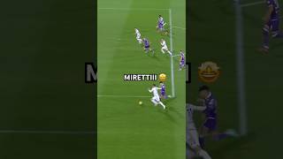 Miretti’s goal vs Fiorentina 🔥? dreams come true⚪️⚫️?