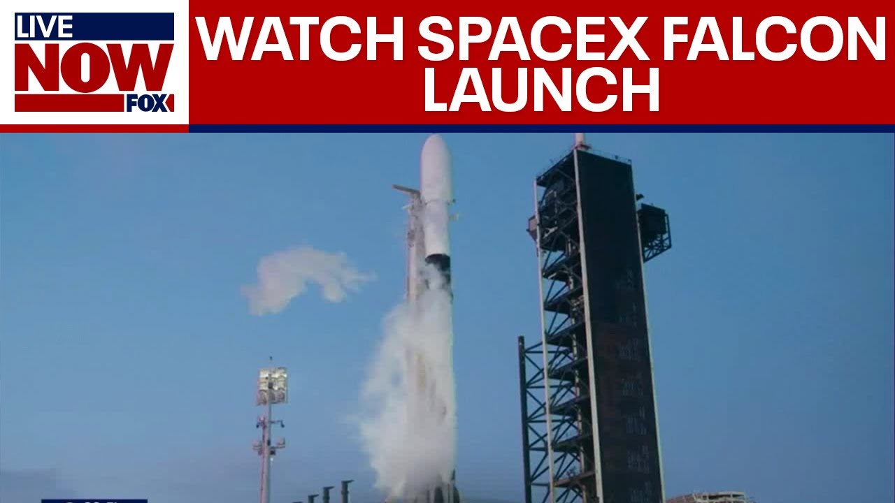 WATCH: SpaceX launches previously aborted Falcon 9 rocket carrying Starlink | LiveNOW from FOX