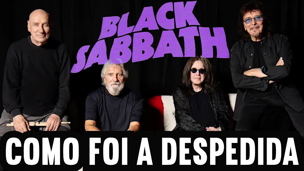 A DESPEDIDA de OZZY e do BLACK SABBATH ☥ ⭐️ COMO FOI O SHOW? ⭐️