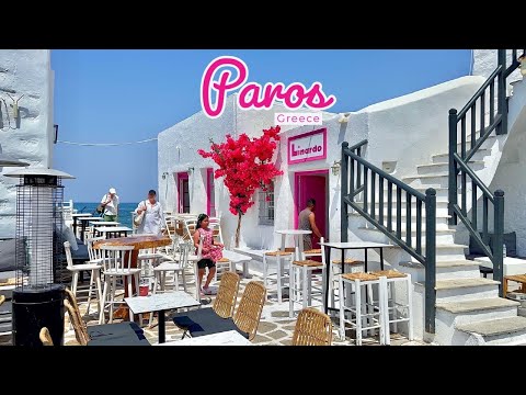 Paros, Greece 🇬🇷 | Mykonos Vibes | 4K 60fps HDR Walking Tour