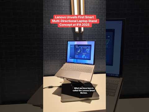 Lenovo Unveils The Smart Motion Concept Laptop Stand That Moves