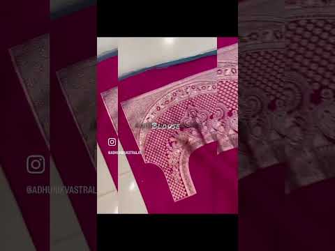 Aadhunik vastralay #new#fashion #saree #love #silk#viral