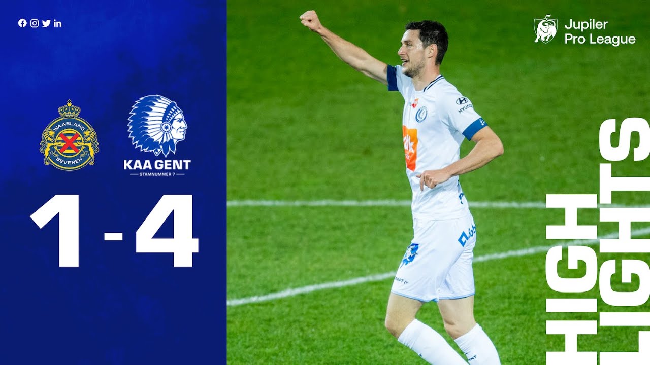 Waasland-Beveren - KAA Gent: 1-4