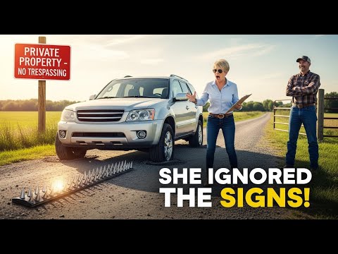 HOA Karen KEPT Driving Through My Farm… So I Set Up Spike Strips!