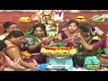Women Making Huge Bathukamma With Varieties Of Flowers In Warangal | V6 News  - 05:10 min - News - Video