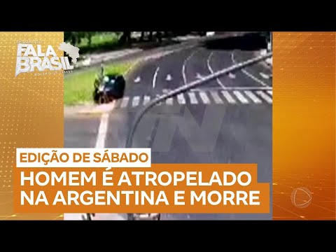 Câmera de segurança mostra atropelamento que matou brasileiro em Buenos Aires