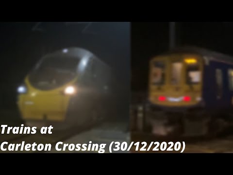 Trains at Carleton Crossing (30/12/2020)