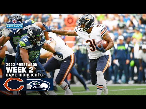 Chicago Bears vs. Seattle Seahawks Preseason Week 2 Highlights | 2022 NFL Season video clip