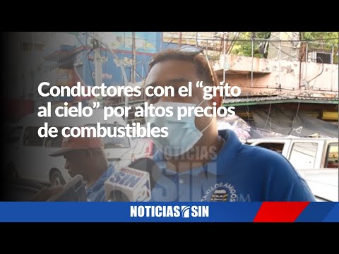 Conductores alarmados ante altos precios de combustibles