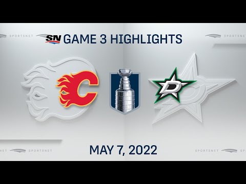 NHL Game 3 Highlights | Flames vs. Stars - May 7, 2022