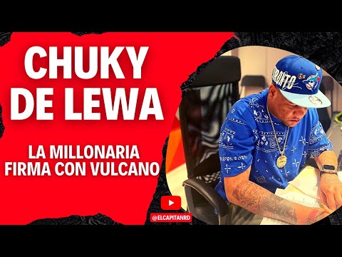 Chuky De Lewa firma millonaria con Vulcano