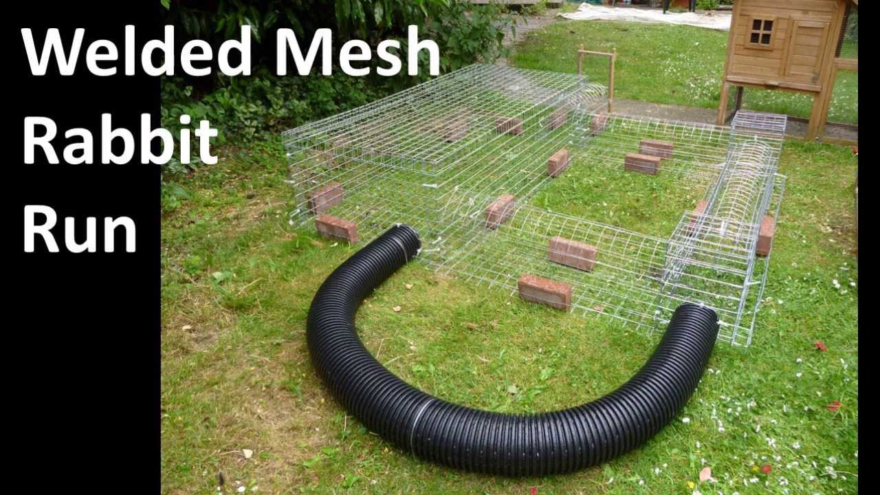 building-a-wire-mesh-rabbit-run-youtube