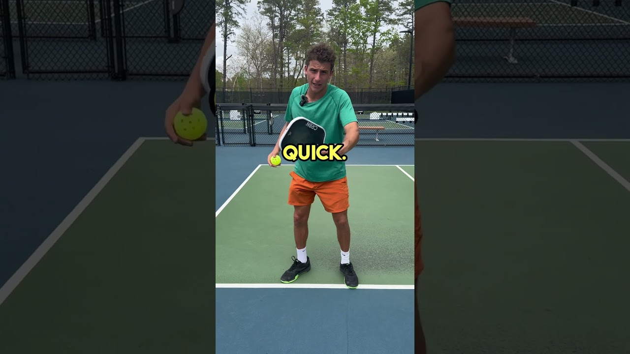 The triangle effect 🔻🤯 #pickleballtips #pickleball