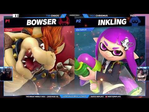 The Break #553   SSBU WF   TSB Chaos VS NGG Chrismus