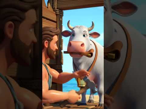 samundar kinaare kisaan aur gaay ka sapana#समुंदर किनारे किसान और गाय का सपना#ai#youtubeshorts#viral