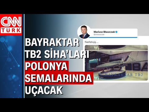 Polonya Savunma Bakanı, Bayraktar TB' SİHA videosu paylaşarak 