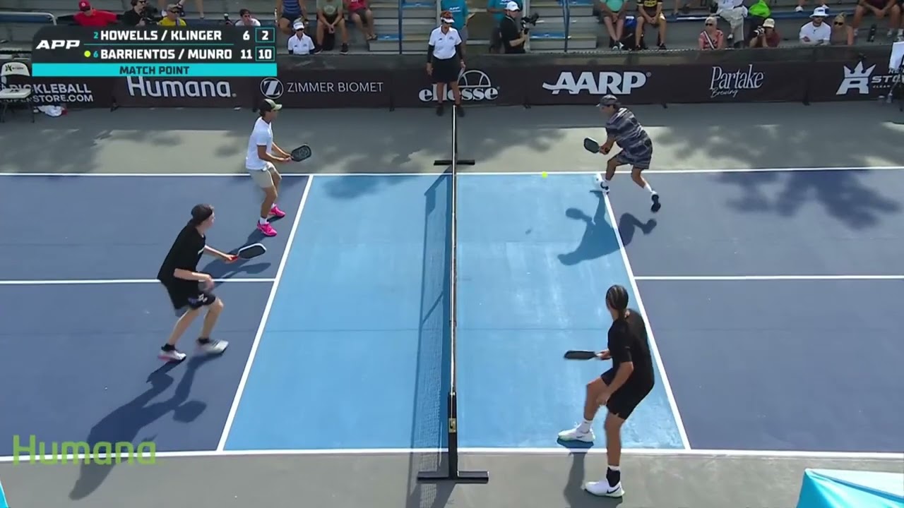 Howells/Klinger v Munro/Barrientos | Match Point | APP Tour | Pickleball