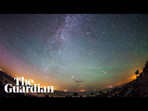 Meteor shower viewed in skies across the world