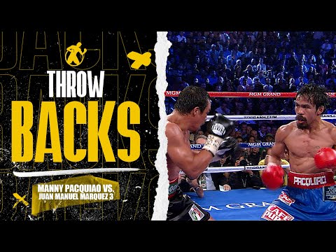 Throwback | Manny Pacquiao vs. Juan Manuel Marquez 3…Fight of the year candidate!