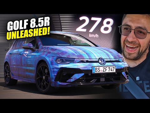 FULL SEND! NEW VW Golf 8.5 R! Autobahn, Drift & Track!