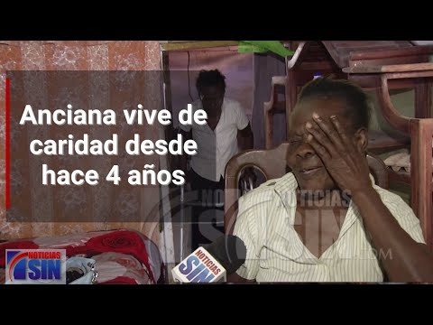 Anciana vive de caridad desde hace 4 años