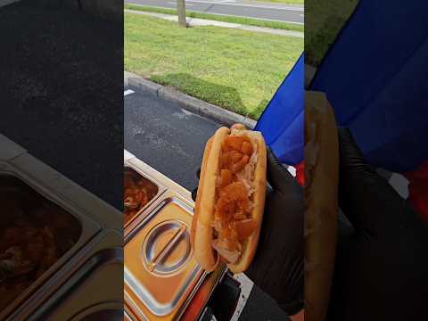 This dog is a Beaut! #pov #fyp #food #hotdog #shorts