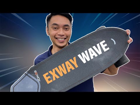 First Ride On The Exway Wave Cruiser Electric Skateboard