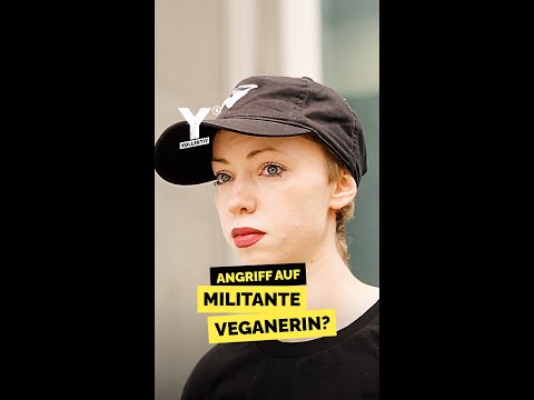 Angriff auf militante Veganerin #shorts