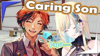 Roberu consoles Ema after she lost the dice game to become gang【Holost