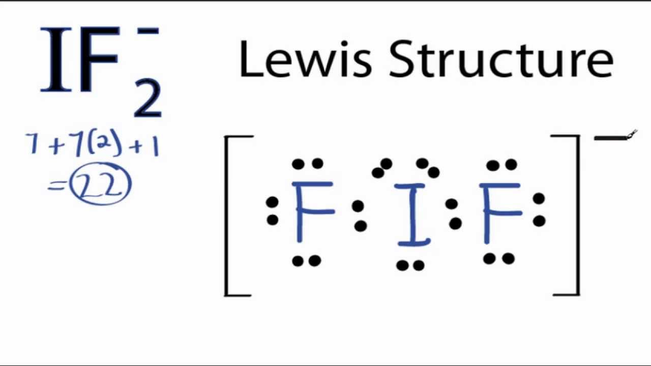 IF2- Lewis Structure: How to Draw the Lewis Structure for IF 2- - YouTube