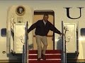 AP: Raw: Obama Stumbles on Air Force One Steps