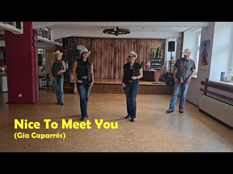 Line Dance NICE TO MEET YOU (Gia Caparrós) Teach / Dance
