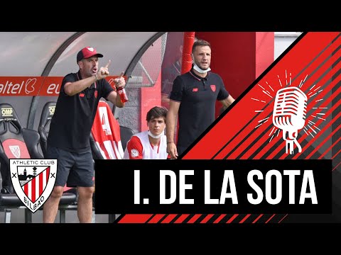 🎙️️ Imanol de la Sota I post Bilbao Athletic 3-1 UD Logroñés l Primera RFEF 2021-22 – 5. J