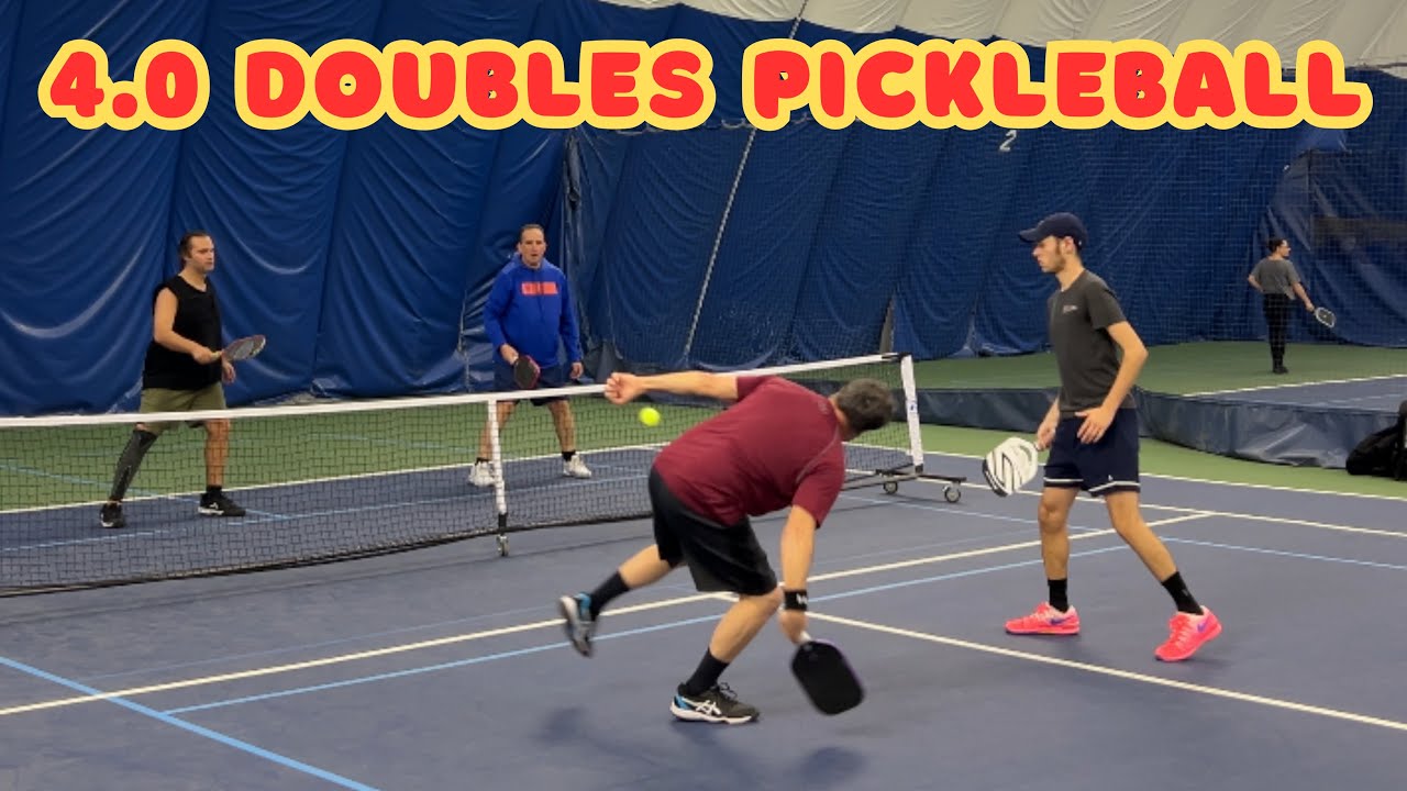 4.0 Mens Doubles Pickleball | Matt & Ilya vs Cliff & Hudson | Long Beach Tennis Center