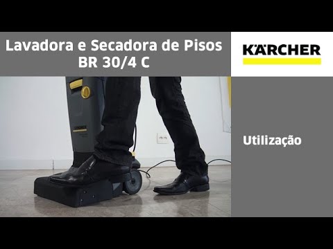 Lavadora e Secadora de Piso BR 30/4 C 820W 220V Karcher - Vídeo explicativo