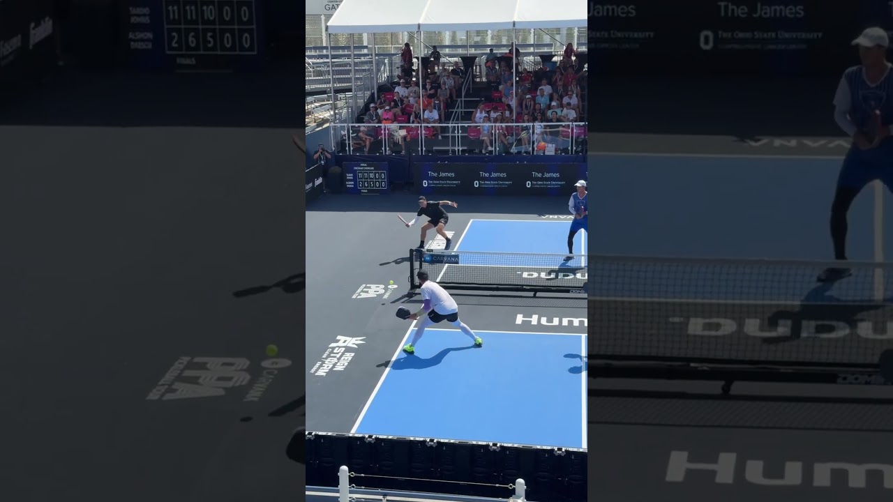 How in the world did Ben Johns make this pickleball shot?! 😧 High IQ pickleball 🔥
