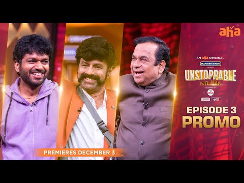 Unstoppable Ep 3 Promo- Balakrishna with Brahmanandam, Anil Ravipudi Unstoppable Ep 3 Promo- Balakrishna with Brahmanandam, Anil Ravipudi