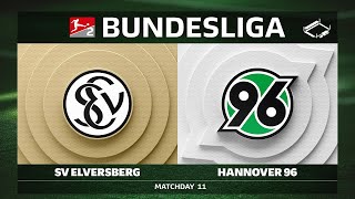 SV Elversberg vs. Hannover 96 | Matchday 11 — Bundesliga 2 2025/26