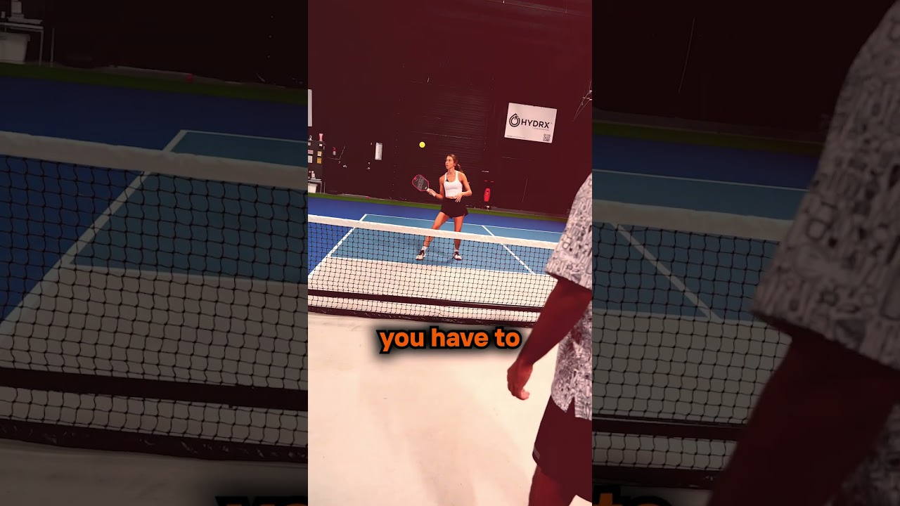 How to improve your pickleball blocks and volleys #pickleball #pickleballcoach #allthingspickleball