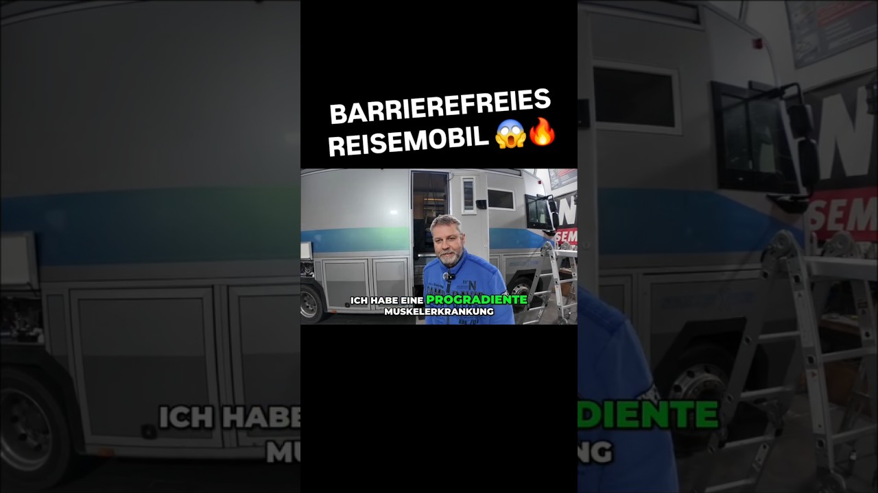 Spezial-Wohnmobil: Klaus und sein Stauber Xtreme camping barrierefrei