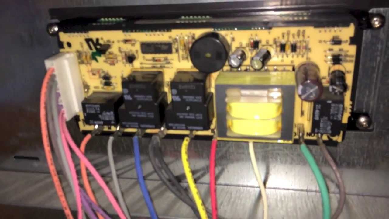 Repairing Electronic Oven Controller on Kenmore Elite Oven ... diy wiring and electrical code 