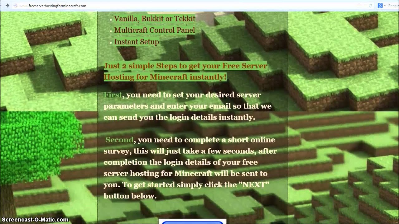 виртуальный хостинг серверов minecraft #3