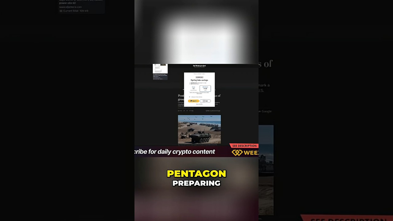 Pentagon prepares for Iran invasion shorts