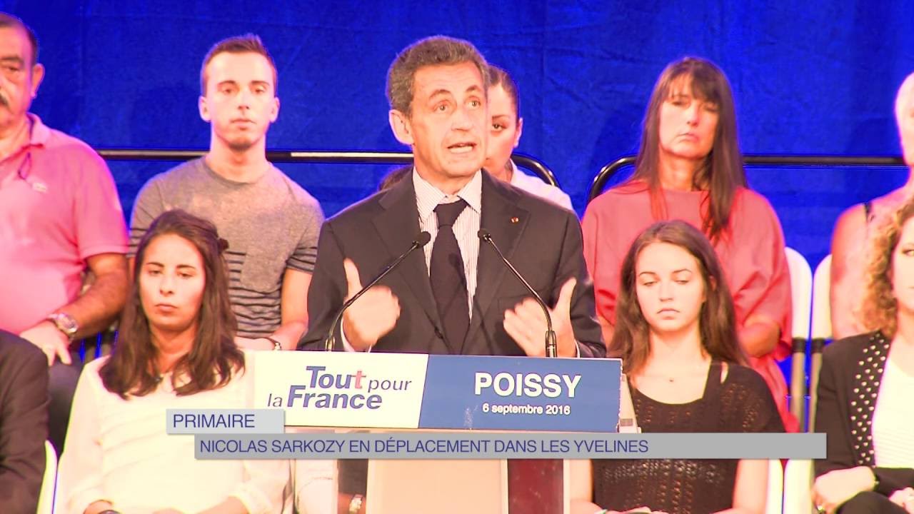 Primaire : Nicolas Sarkozy en campagne dans les Yvelines