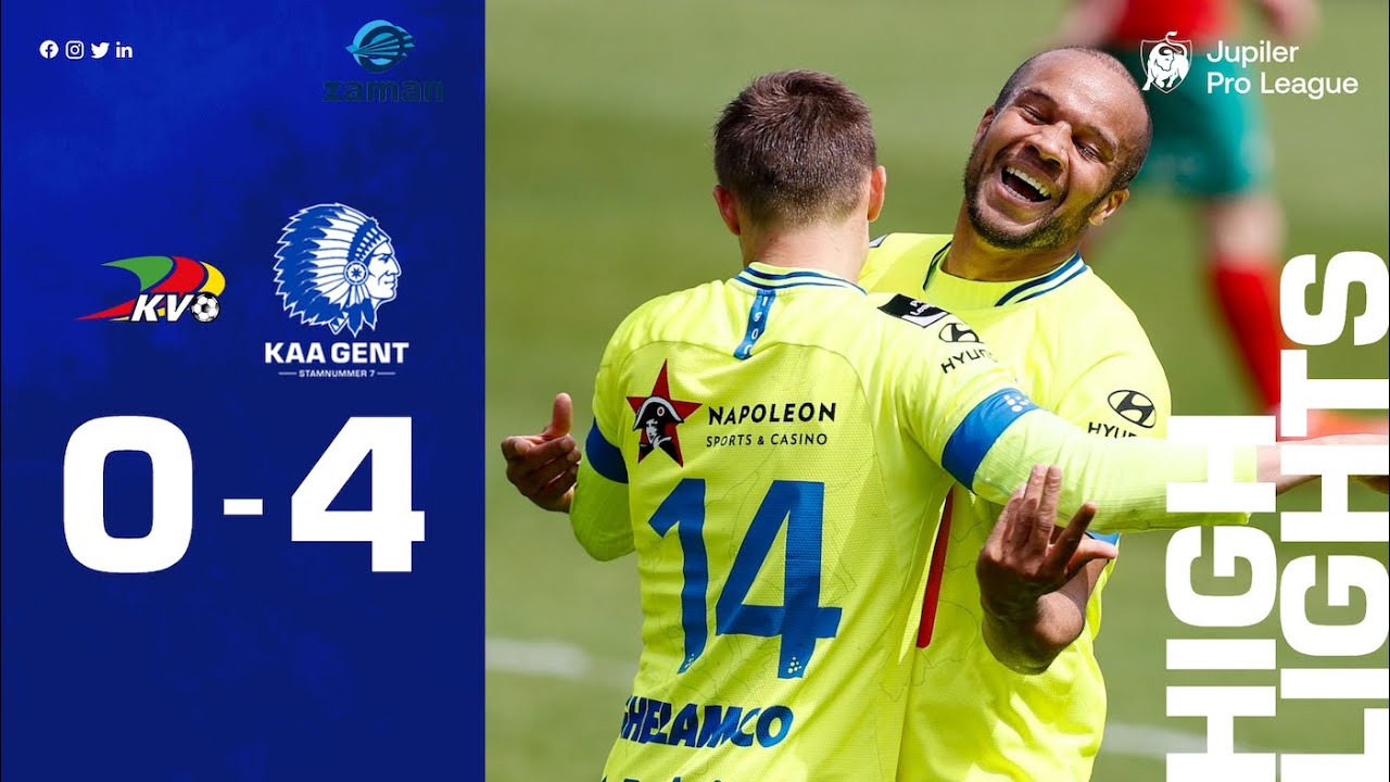 KV Oostende - KAA Gent: 0-4