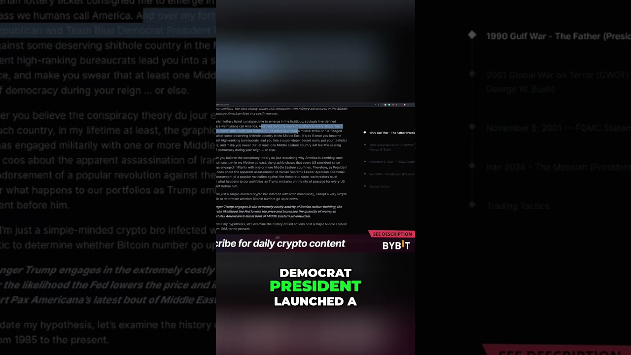 Arthur Hayes' warning: AI warfare & Middle East wars shorts