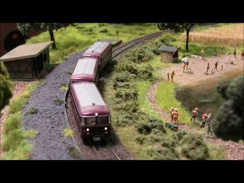 Modellbahn Spur N - Fahrt zum See